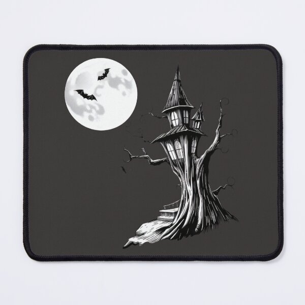 Item preview, Spooky House Under the Moon designed and sold by UnhingedBird.