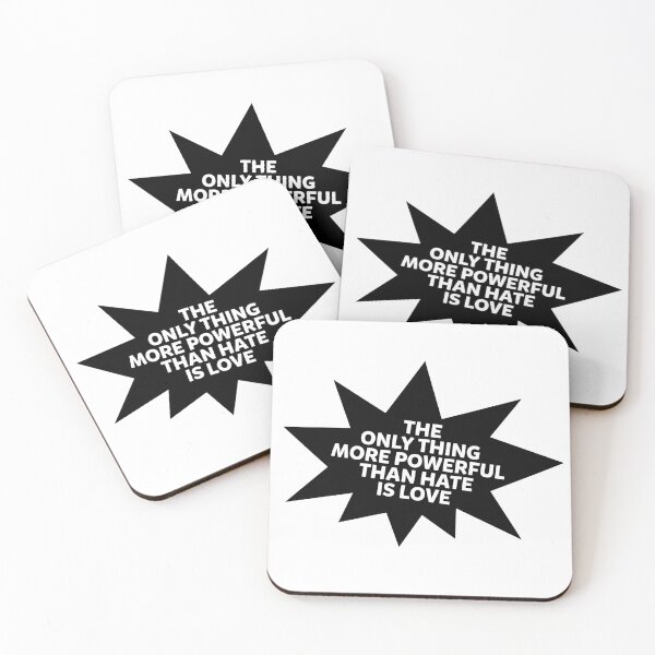 Item preview, The only thing more powerful than hate is love. designed and sold by Wolagno.