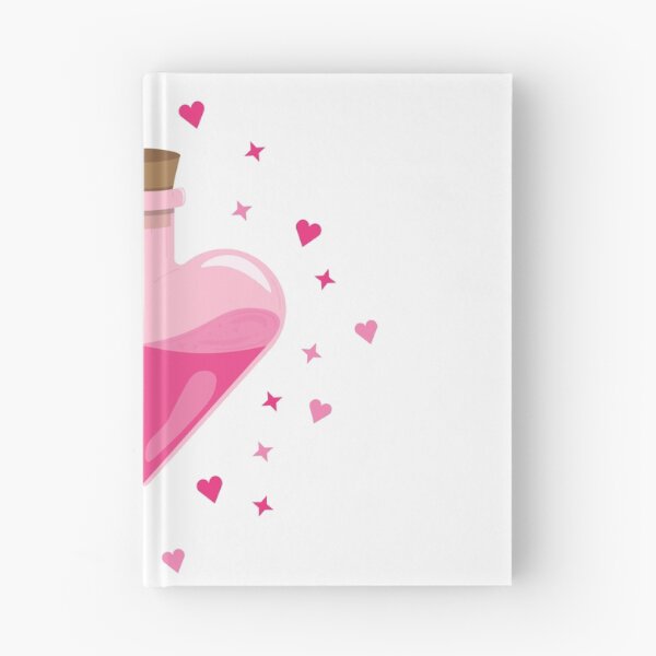 Item preview, Pink Love heart Potion Bottle with sparkles designed and sold by InSpaceAstrid.