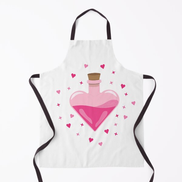 Item preview, Pink Love heart Potion Bottle with sparkles designed and sold by InSpaceAstrid.