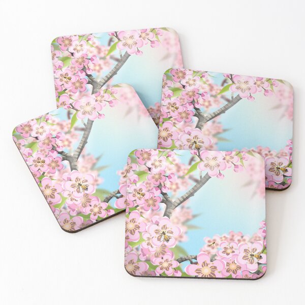 Item preview, Cherry blossom & Bees designed and sold by DanielLong.