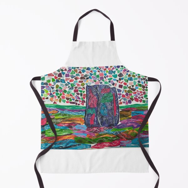 Item preview, Mystical castle whimsical multi colour designed and sold by Aimzeescrazycreations.