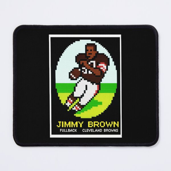 Item preview, Jim Brown 8-Bit Retro Football Trading Card Art designed and sold by TheArtOfCar.