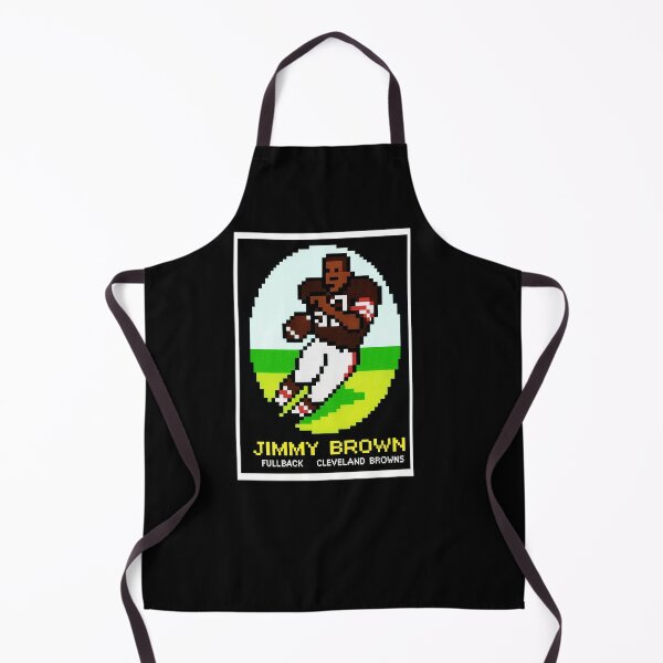 Item preview, Jim Brown 8-Bit Retro Football Trading Card Art designed and sold by TheArtOfCar.