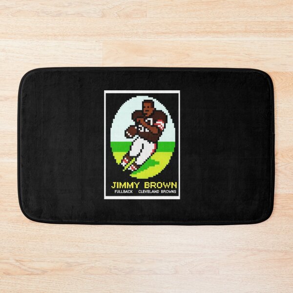 Item preview, Jim Brown 8-Bit Retro Football Trading Card Art designed and sold by TheArtOfCar.