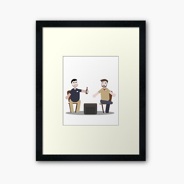 Half in the Bag Framed Art Print