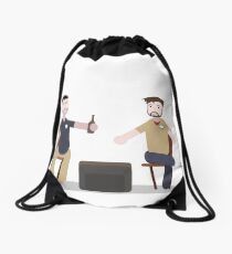 Half in the Bag Drawstring Bag