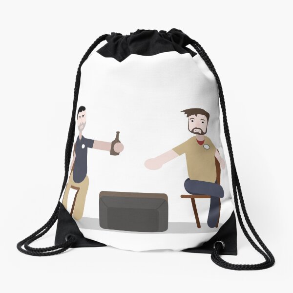 Half in the Bag Drawstring Bag
