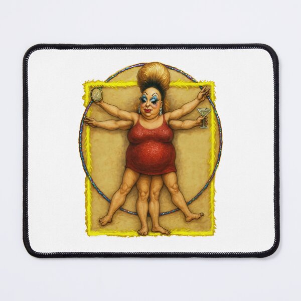 Item preview, Drag Icon Divine As Vitruvian Man Leonardo Da Vinci designed and sold by Shoot-The-Moon.