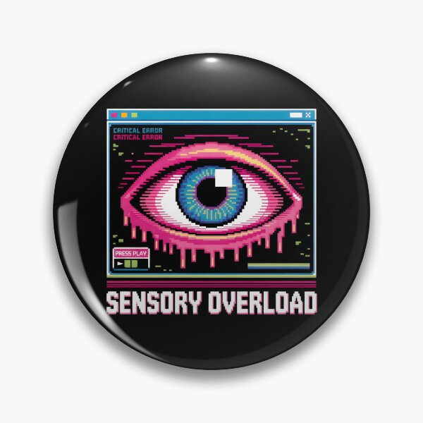 Artikelvorschau, Sensorische Überlastung Vaporwave Cybercore Pixel Art entworfen und verkauft von SplashTastic.