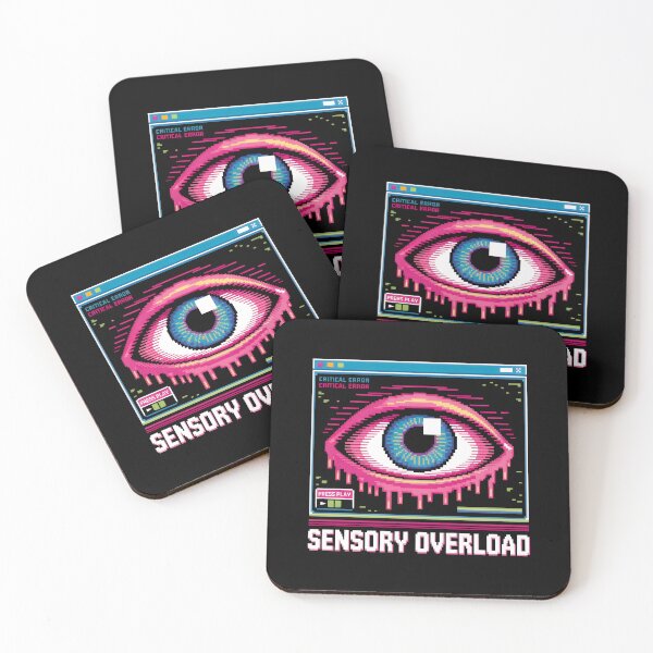 Item preview, Sensory Overload Vaporwave Cybercore Pixel Art designed and sold by SplashTastic.