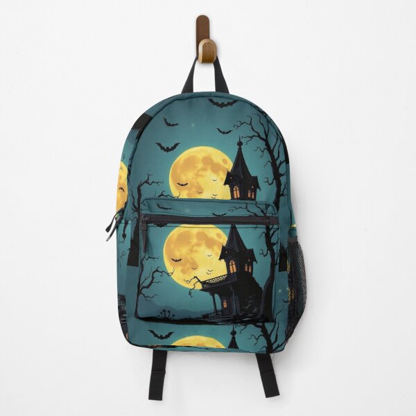 Item preview, Spooky House Under the Moon designed and sold by UnhingedBird.