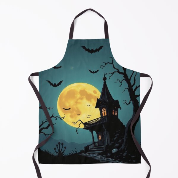 Item preview, Spooky House Under the Moon designed and sold by UnhingedBird.