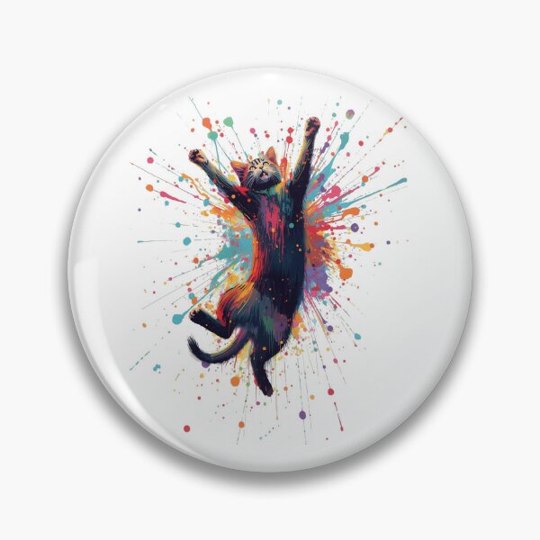Item preview, Abstract Paint Cat Classic T-shirt Essential T-shirt designed and sold by PaulaArtworks.