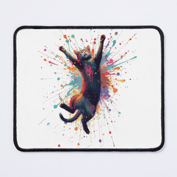 Item preview, Abstract Paint Cat Classic T-shirt Essential T-shirt designed and sold by PaulaArtworks.