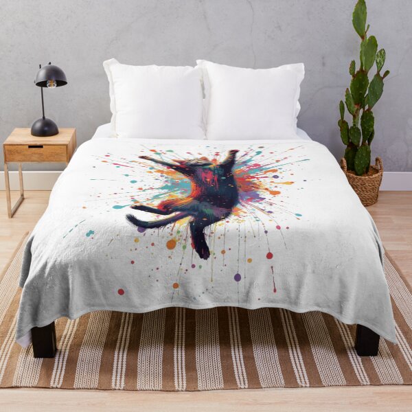 Item preview, Abstract Paint Cat Classic T-shirt Essential T-shirt designed and sold by PaulaArtworks.