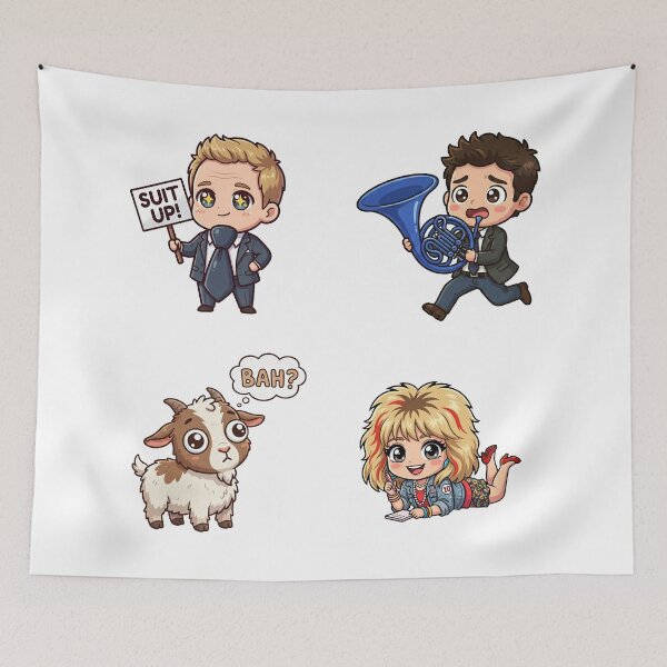 Item preview, How I Met Your Mother Chibi Collection designed and sold by Screen Lore.