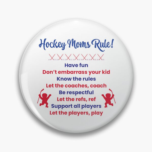 Item preview, Hockey Moms Rule - In New York Ranger colors designed and sold by Hattrixz.