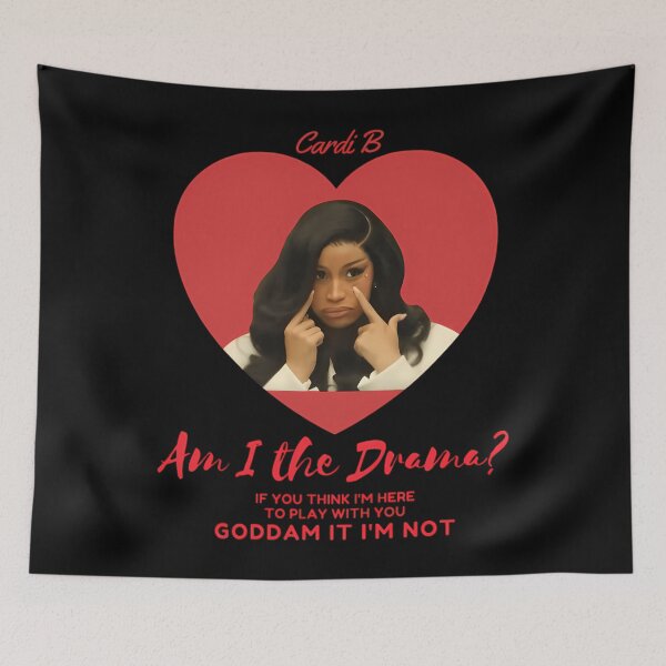 Item preview, Cardi B Meme Am I The Drama T-Shirt designed and sold by NicoleBenard.