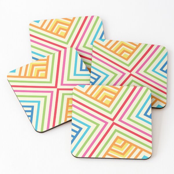 Item preview, Geometric panel for those who love a bit of brightness designed and sold by Gill Eggleston Design.