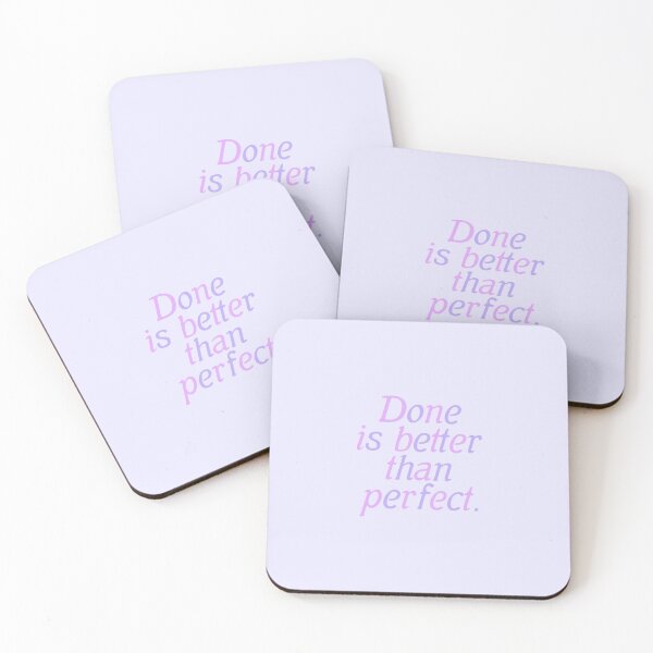 Item preview, DONE IS BETTER THAN PERFECT. designed and sold by thehappyintrovert .