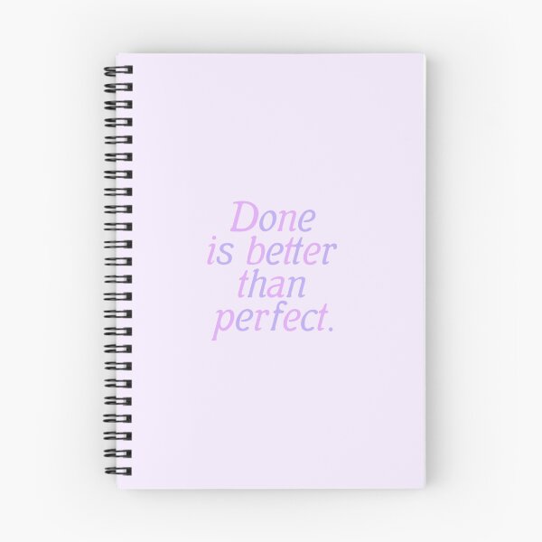 Item preview, DONE IS BETTER THAN PERFECT. designed and sold by thehappyintrovert .