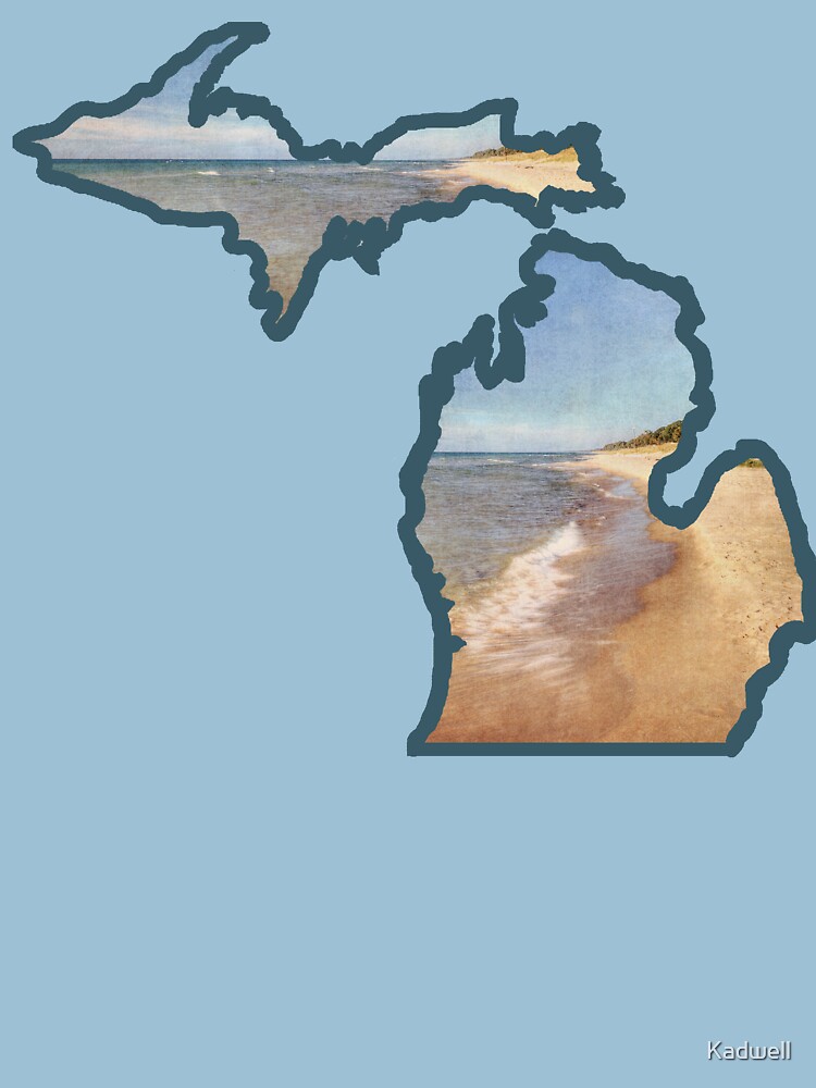 "Michigan Mitten 3" Tshirt by Kadwell Redbubble