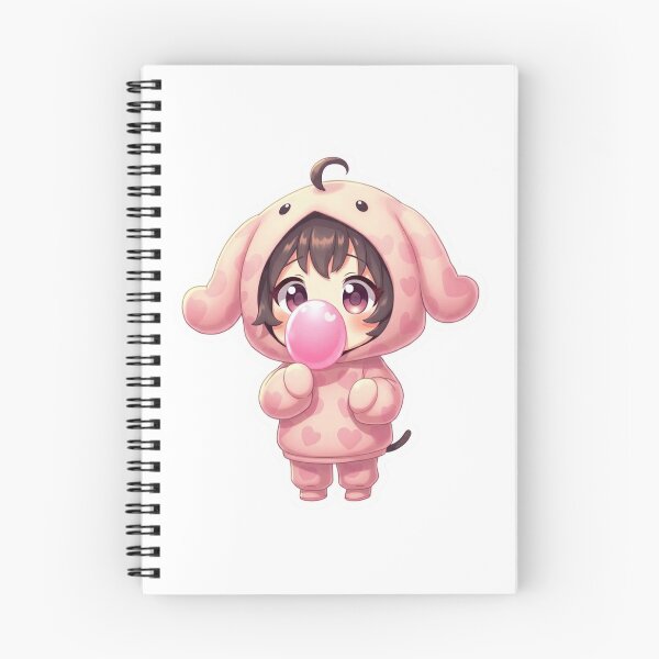 Item preview, Cute Chibi Valentine Rabbit Kawaii Illustration designed and sold by ArtzyFlow.