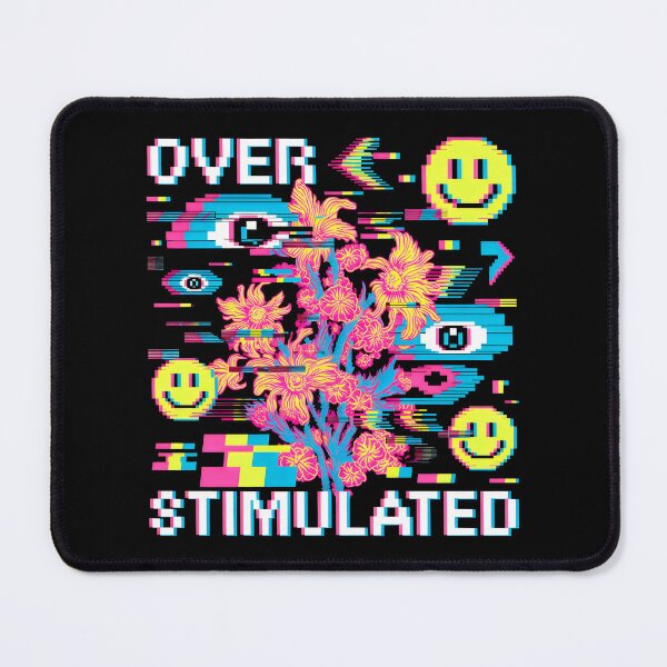 Item preview, Overstimulated Maximalism Weirdcore Glitch Graphic designed and sold by SplashTastic.