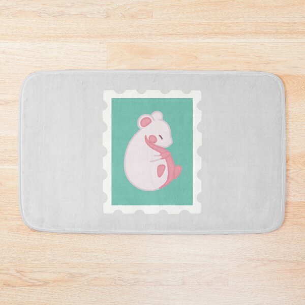 Item preview, Little White Mouse Sleeping Illustration Postage Stamp designed and sold by winterpumpkin.