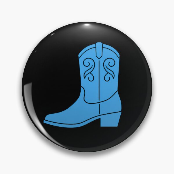 Item preview, Blue Cowboy Boot Silhouette designed and sold by MountainD.