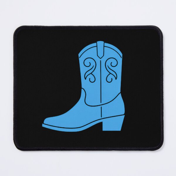 Item preview, Blue Cowboy Boot Silhouette designed and sold by MountainD.