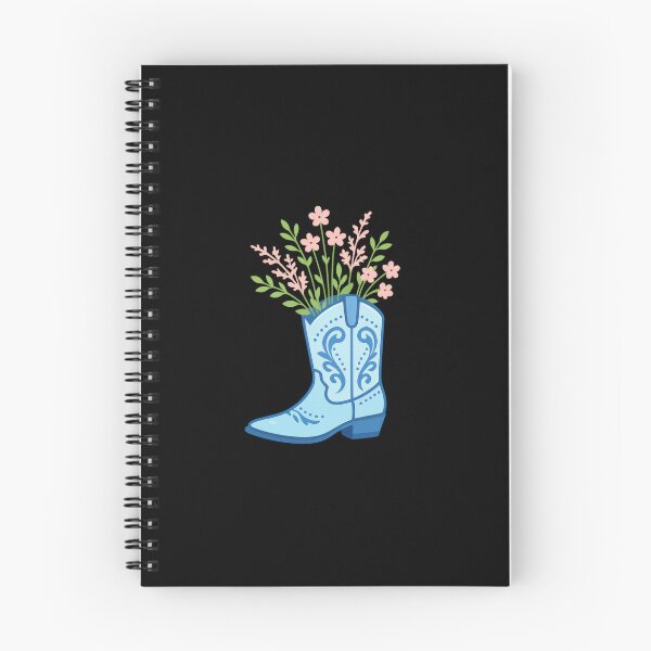 Item preview, Blue Cowboy Boot Flower Pot Illustration designed and sold by MountainD.