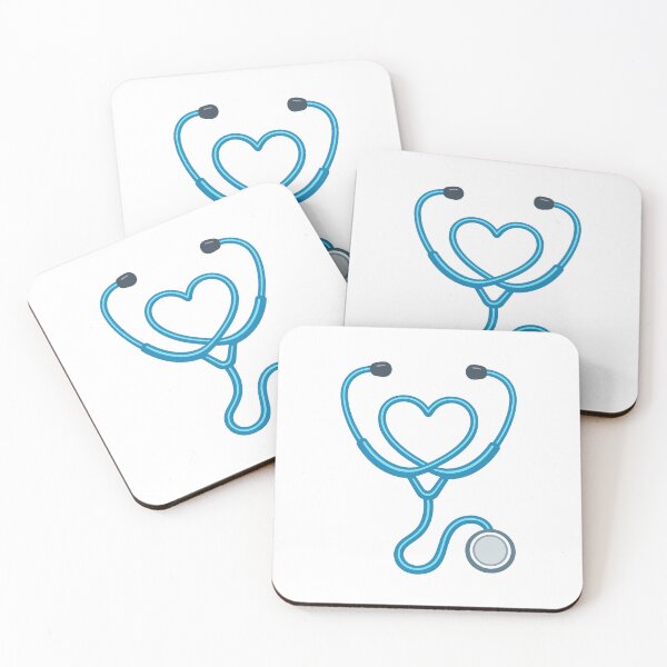 Item preview, Heart Stethoscope - Healthcare Love Icon designed and sold by MountainD.
