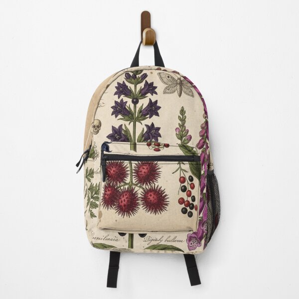 Item preview, Vintage Poison Garden - Dark Botanical Herbarium Illustration designed and sold by freackly.