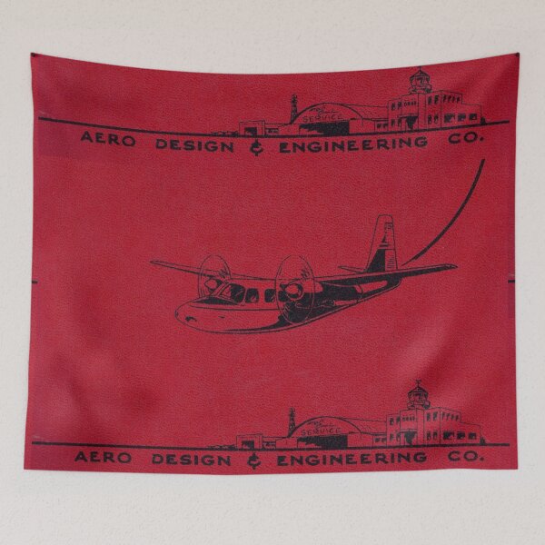 Item preview, aero commander red aero design and engineering company designed and sold by PilotandPlane.