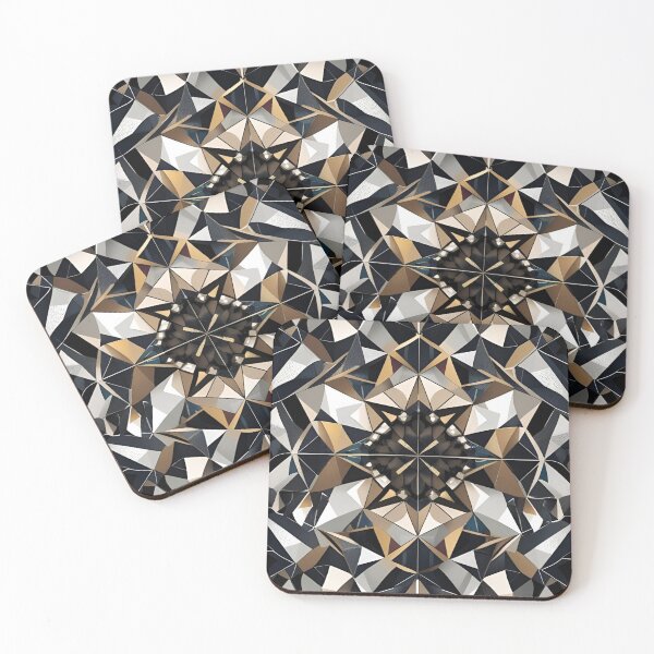 Item preview, Shattered Gold: A Mosaic of Modern Reflections designed and sold by mxztar.