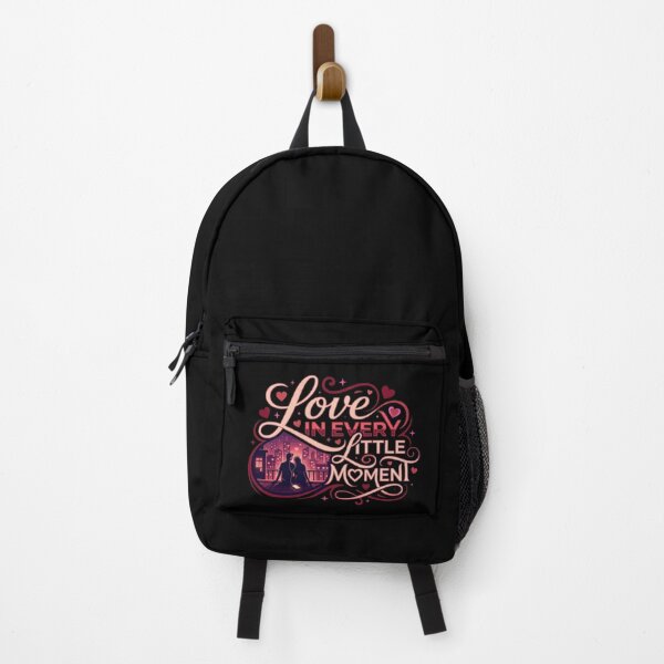 Item preview, Love in Every Little Moment - Romantic City Night Rooftop Skyline Typography Art designed and sold by Williams Anderson.