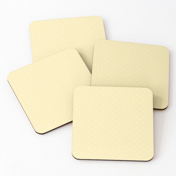 Item preview, Pastel yellow and white Polka dot pattern designed and sold by RishabhArts1.