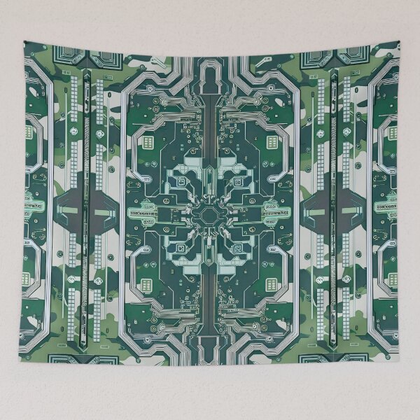 Item preview, Urban Camouflage: A Circuit Board in Disguise designed and sold by mxztar.