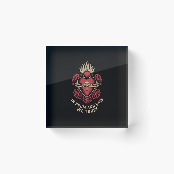 Item preview, In Drum & Bass We Trust – Sacred Rave Energy DnB Graphic designed and sold by paulo silveira.