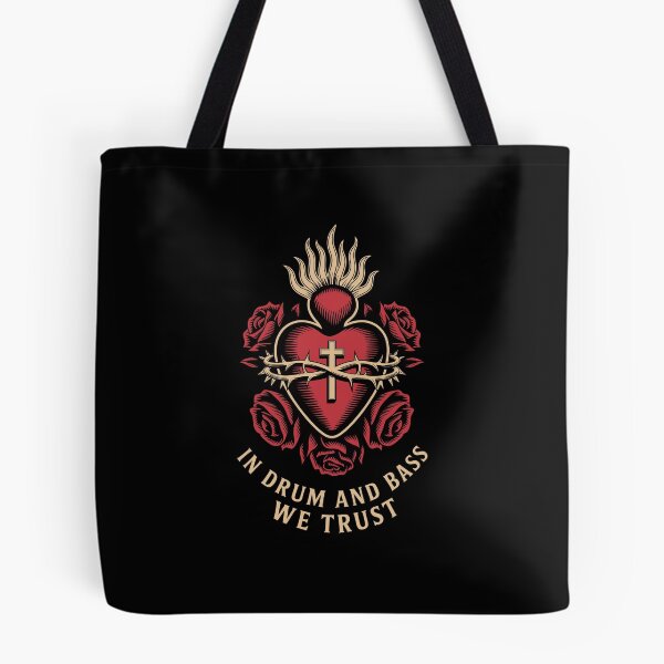 Item preview, In Drum & Bass We Trust – Sacred Rave Energy DnB Graphic designed and sold by paulo silveira.