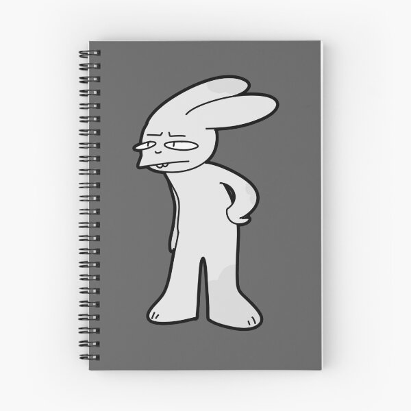 Item preview, grumpy bunny designed and sold by sp00kyc0rpse.