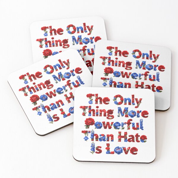 Item preview, The Only Thing More Powerful Than Hate Is Love Stand United Together designed and sold by SkeletonsDanger.