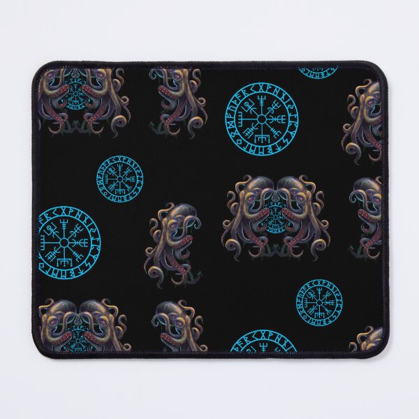 Item preview, Viking Compass Vegvisir with Mythical Kraken Octopus - Norse Mythology Art designed and sold by VitalusDesignArtV.