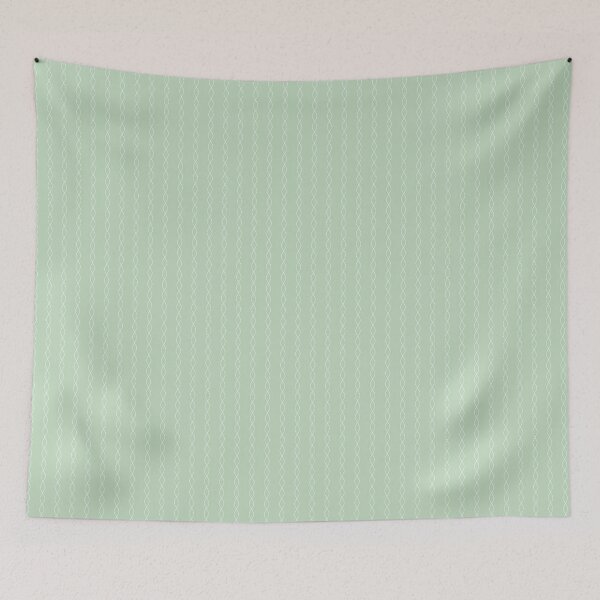 Item preview, Serpentine Stripe - Willow Whorl - Mint designed and sold by Stephanie Fiona Design.