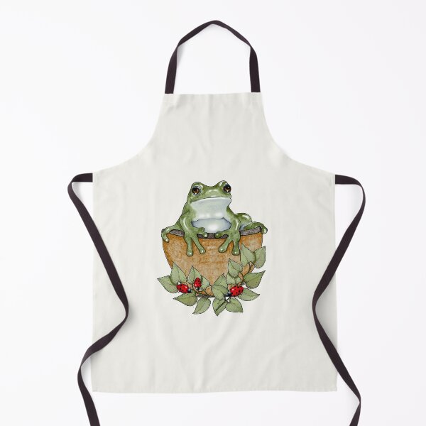 Item preview, Frog in Basket, Ladybugs, Garden, Hand Drawn designed and sold by JoyfulWhimsy.