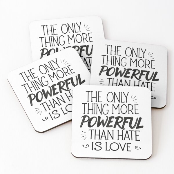 Item preview, The Only Thing More Powerful Than Hate Is Love Power Through Unity designed and sold by SkeletonsDanger.