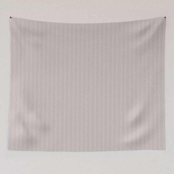 Item preview, Serpentine Stripe - Willow Whorl - Grey designed and sold by Stephanie Fiona Design.