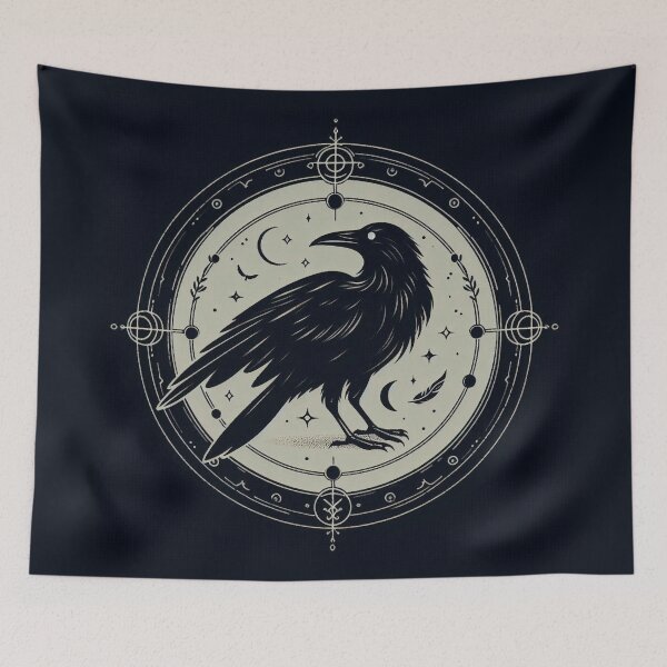 Item preview, Crow Spirit of Ancient Rituals designed and sold by Roberta Calabrese.